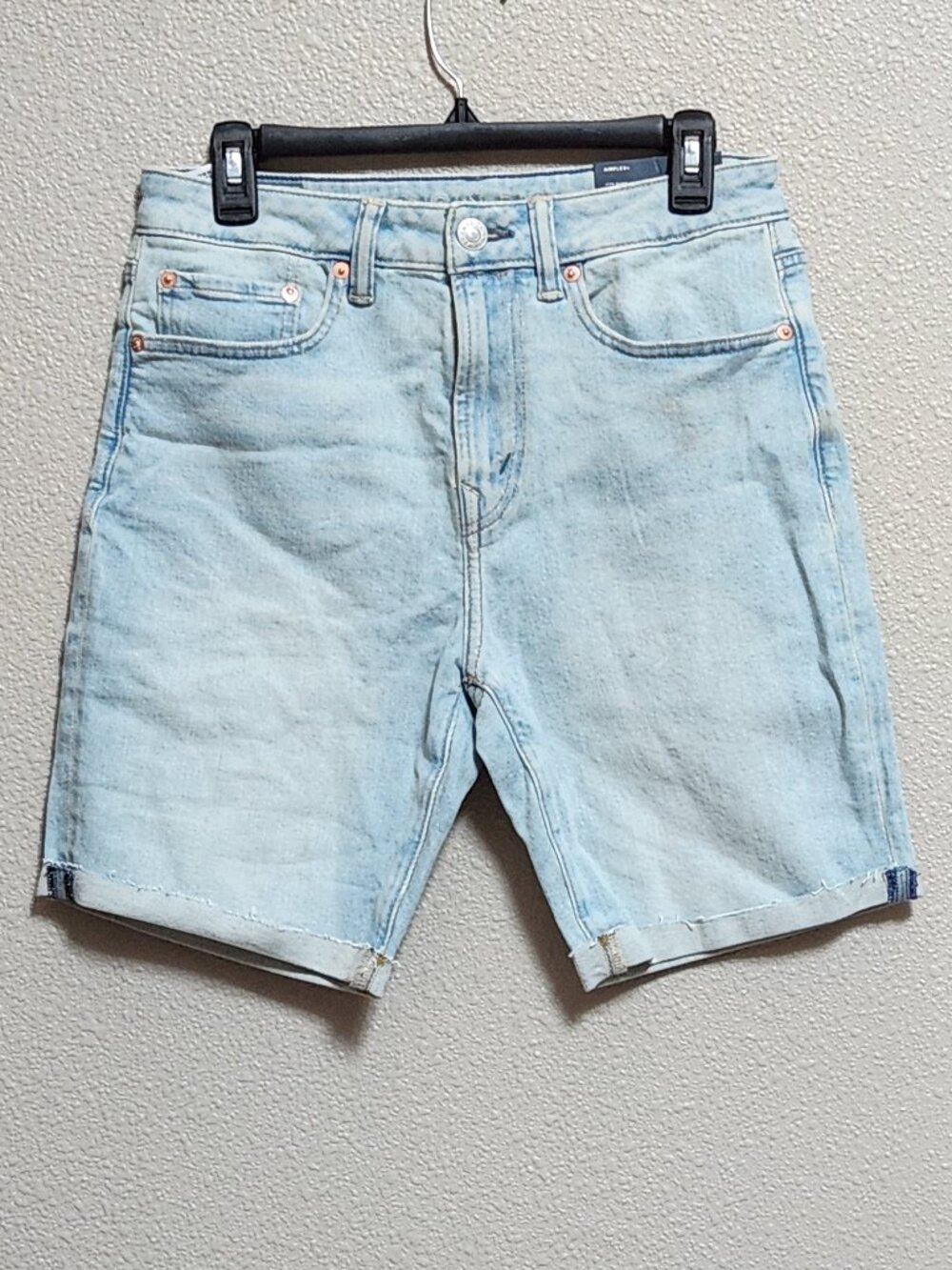 AMERICAN EAGLE Men's Jean Shorts Airflex+ At the Knee - Sz 28 - NWT NEW